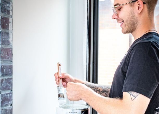 Getting ready for painting