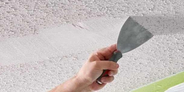 Popcorn ceiling removal